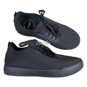 Vessi Weekend Womens 9 Asphalt Black Waterproof Dyma-Tex Knit Lace Up Sneaker